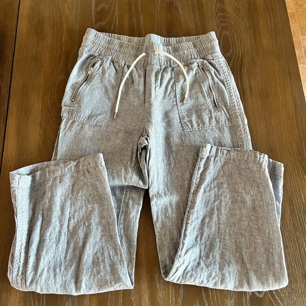 ATHLETA - size 14, linen retreat wide leg pant, worn only a few times, good cond